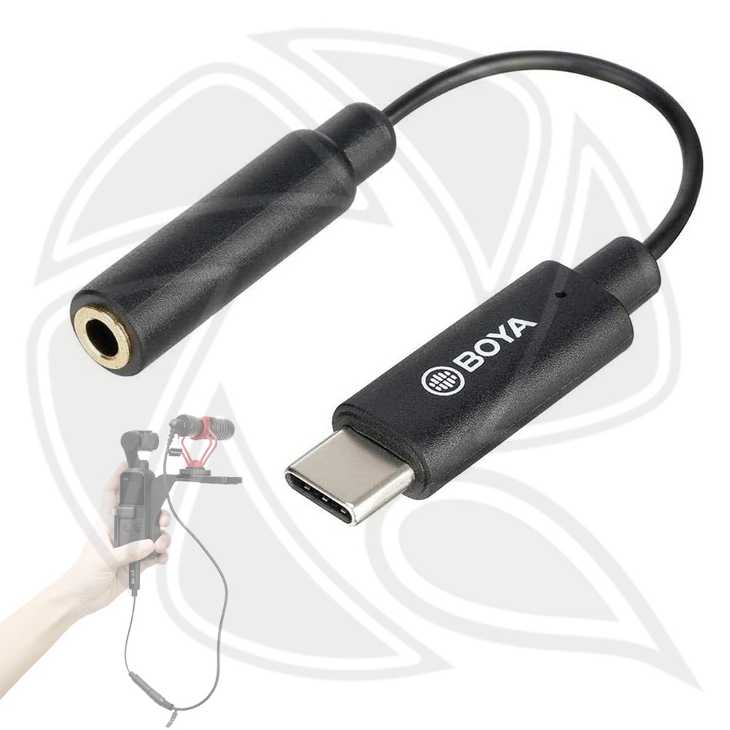 BOYA-BY-K6 2.5mm TRS (Femail) to Type-c (Male) Adapter for Osmo Pocket ...